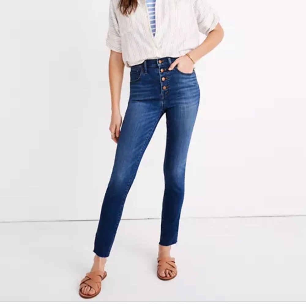 Madewell 10” High-Rise Button-Fly Jeans